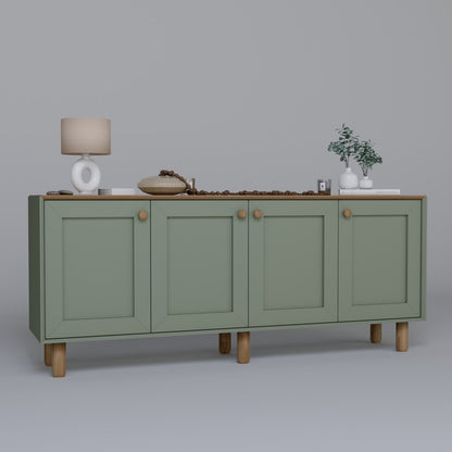 Μπουφές Πράσινο 180x40x75cm | 350MWD1508
