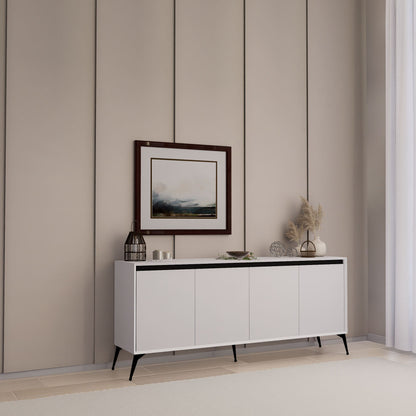 Μπουφές Λευκό 180x37,3x80cm | 350MWD1510