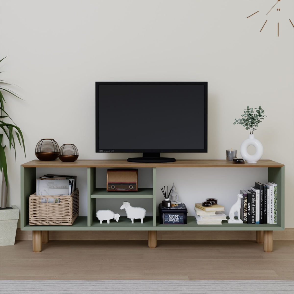Έπιπλο Τηλεόρασης TV Βάση Σύνθεση Green | 350MWD1701