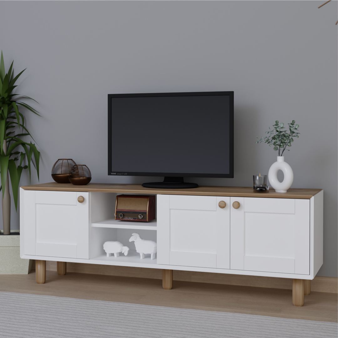 Έπιπλο Τηλεόρασης TV Βάση Σύνθεση Garden Δρυς | 350MWD1702