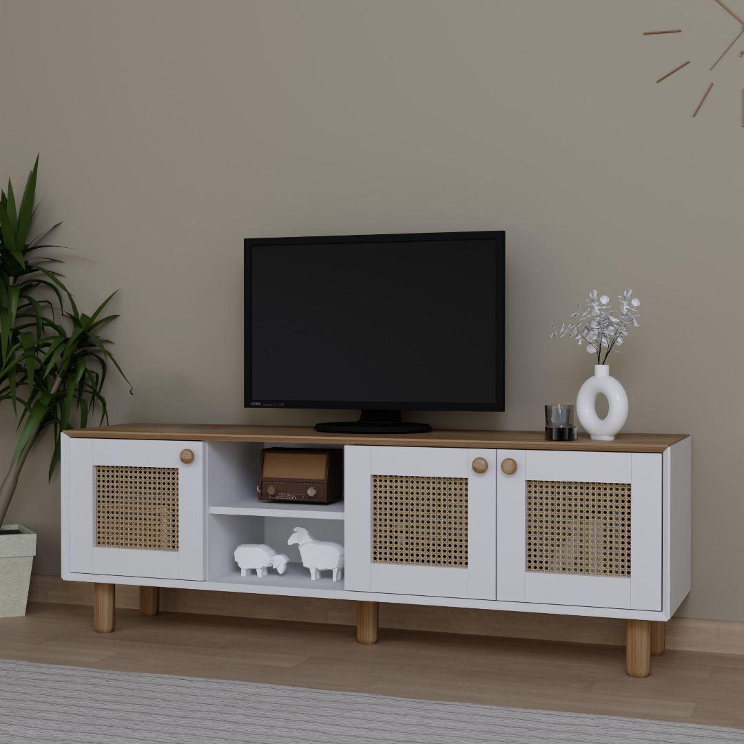 Έπιπλο Τηλεόρασης TV Βάση Σύνθεση Garden Δρυς | 350MWD1705