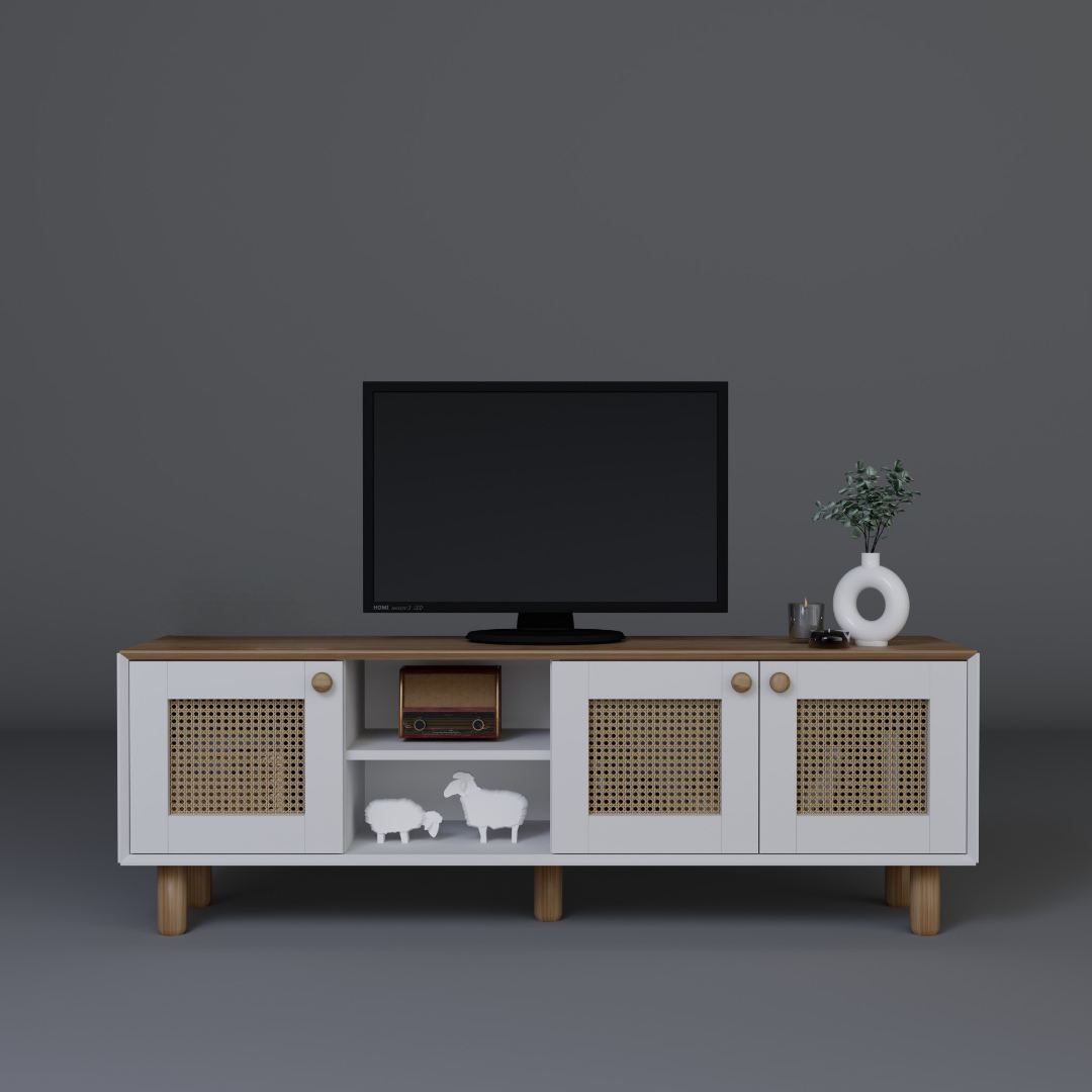 Έπιπλο Τηλεόρασης TV Βάση Σύνθεση Garden Δρυς | 350MWD1705