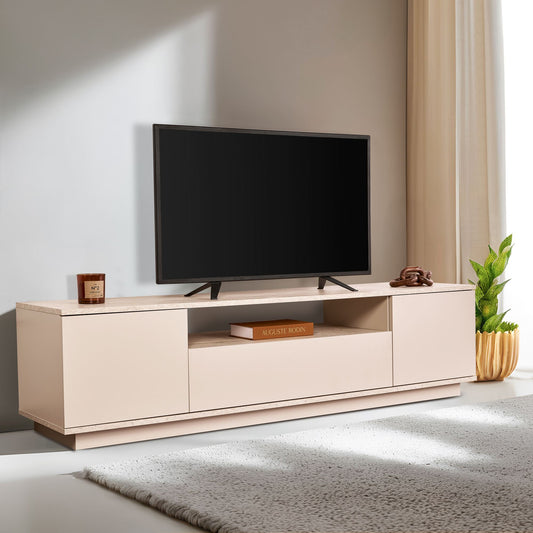 Έπιπλο Τηλεόρασης TV Βάση Σύνθεση Mink Travertine | 353NRD1201