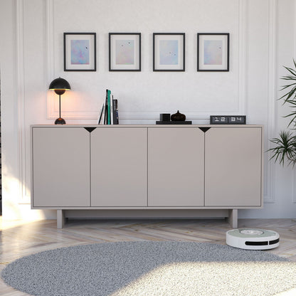 Μπουφές Μπεζ 180x40x80,6cm | 360ALE1110
