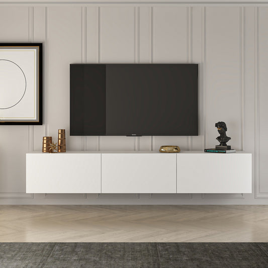 Έπιπλο Τηλεόρασης TV Βάση Σύνθεση Λευκό | 362ANT1151