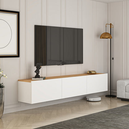 Έπιπλο Τηλεόρασης TV Βάση Σύνθεση Λευκό Atlantic Pine | 362ANT1155
