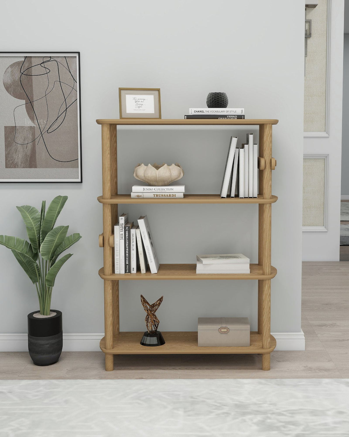 Βιβλιοθήκη 80 × 30 × 112 εκ. Δρυς GR362JRT1704