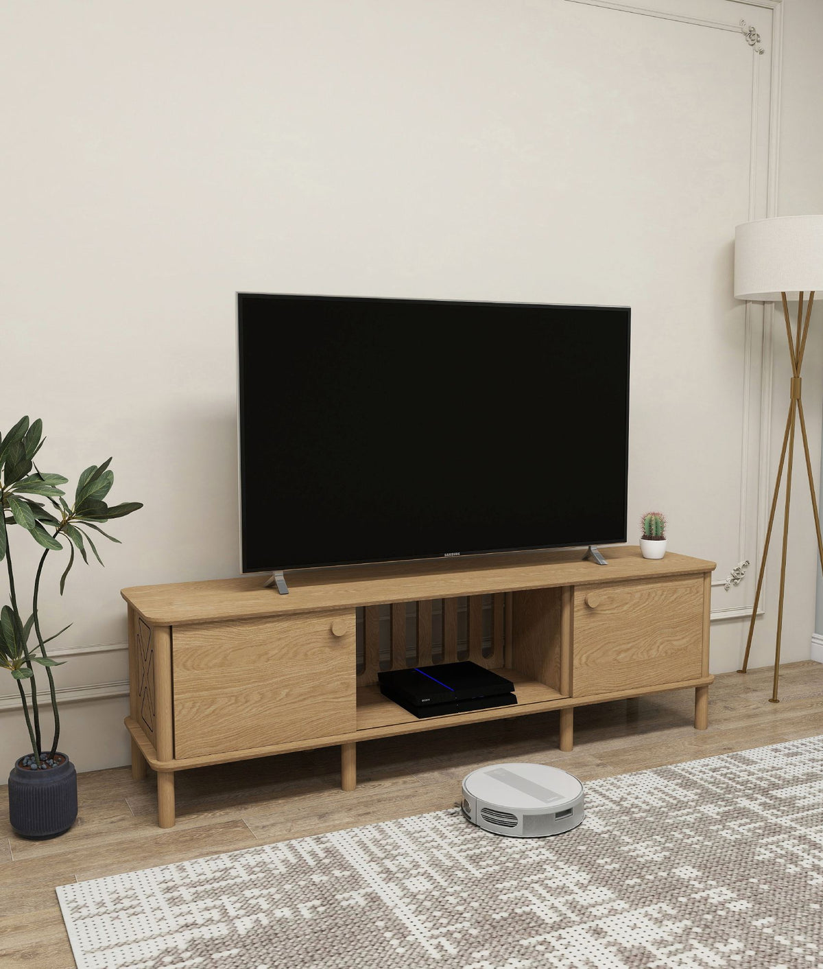 Έπιπλο Τηλεόρασης TV Βάση Σύνθεση Δρυς | 362JRT2301