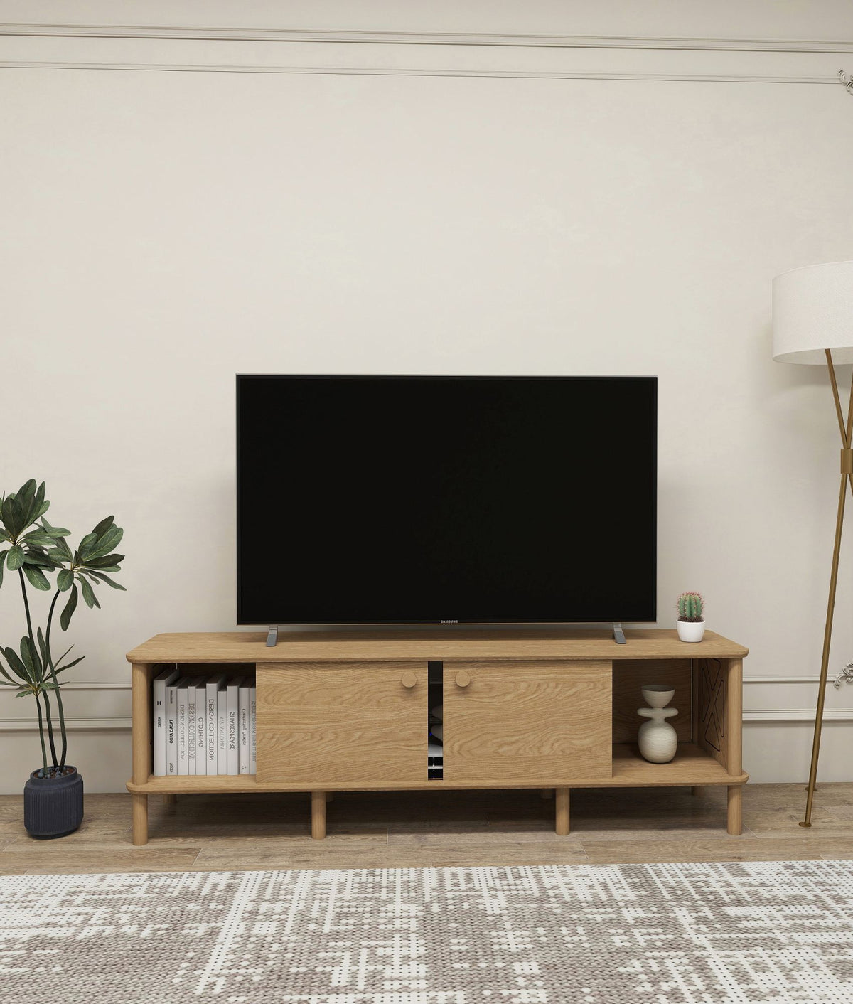 Έπιπλο Τηλεόρασης TV Βάση Σύνθεση Δρυς | 362JRT2301