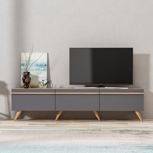 Έπιπλο Τηλεόρασης TV Βάση Σύνθεση Ανθρακί | 382NRC1105