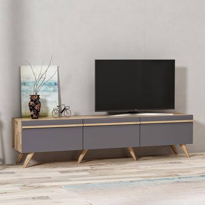 Έπιπλο Τηλεόρασης TV Βάση Σύνθεση Ανθρακί | 382NRC1105