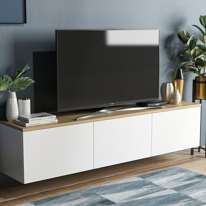 Έπιπλο Τηλεόρασης TV Βάση Σύνθεση Λευκό Δρυς | 382NRC1108