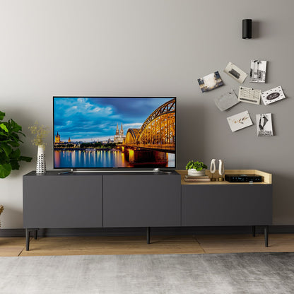 Έπιπλο Τηλεόρασης TV Βάση Σύνθεση Ανθρακί | 382NRC1122