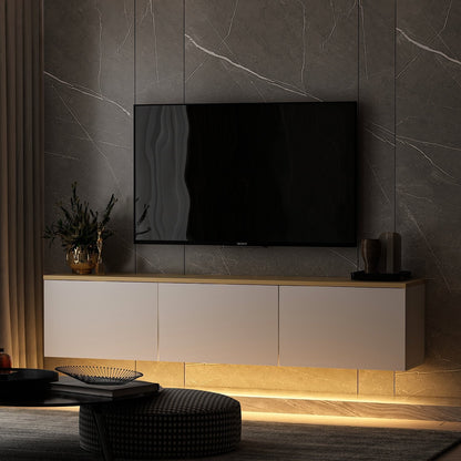 Έπιπλο Τηλεόρασης TV Βάση Σύνθεση Λευκό Δρυς | 382NRC1123