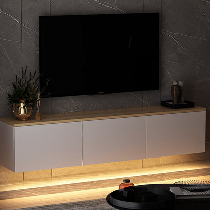 Έπιπλο Τηλεόρασης TV Βάση Σύνθεση Λευκό Δρυς | 382NRC1123