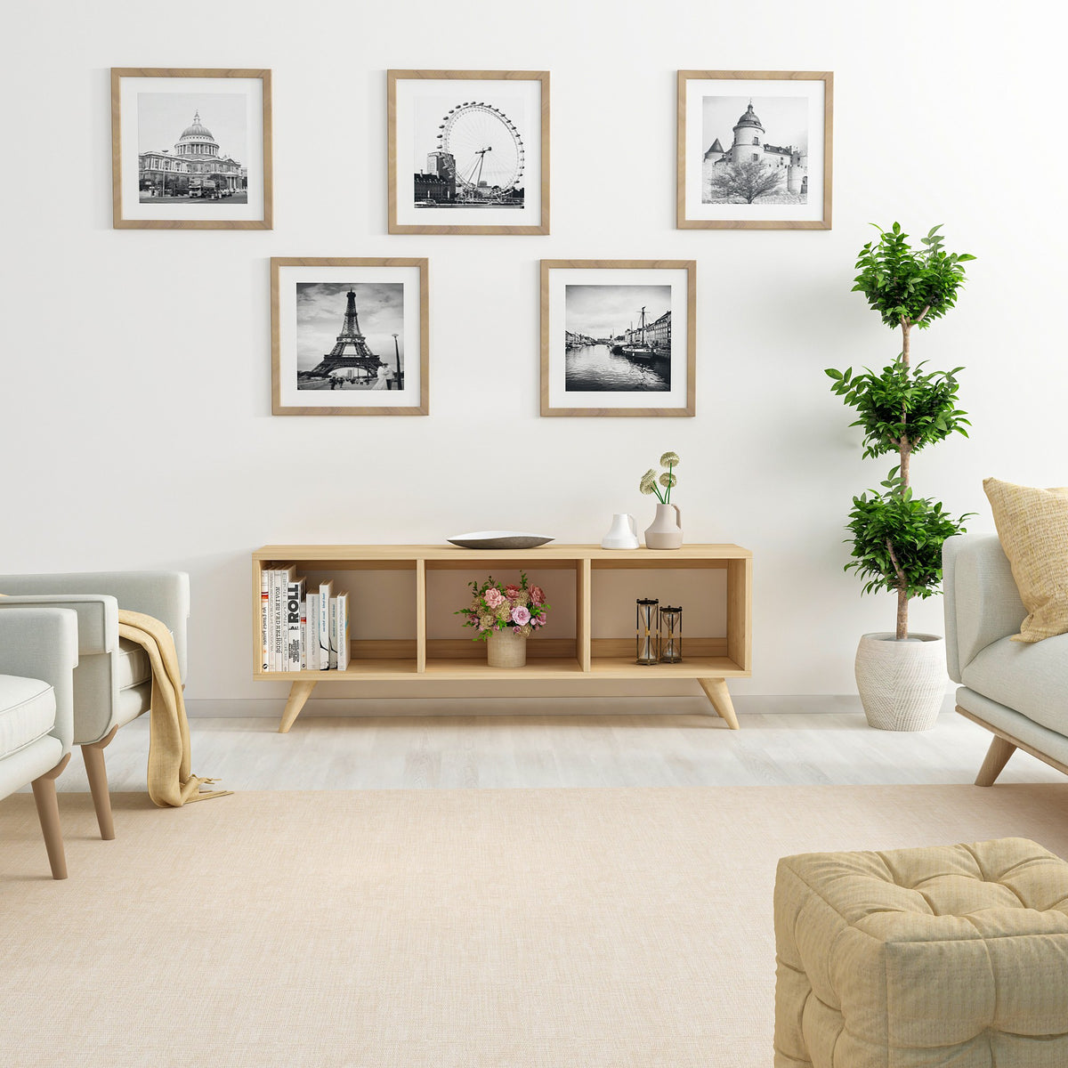 Έπιπλο Τηλεόρασης TV Βάση Σύνθεση Sapphire | 382NRC1139