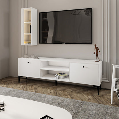 Έπιπλο Τηλεόρασης TV Βάση Σύνθεση Λευκό | 382NRC1140