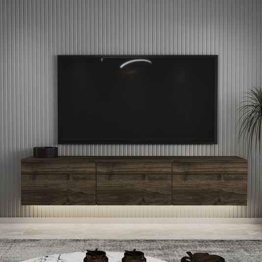 Έπιπλο Τηλεόρασης TV Βάση Σύνθεση Καρυδί | 382NRC1156