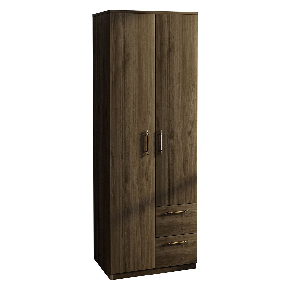 Ντουλάπα 60x171.8x45 εκ Καρυδί 382NRC1163