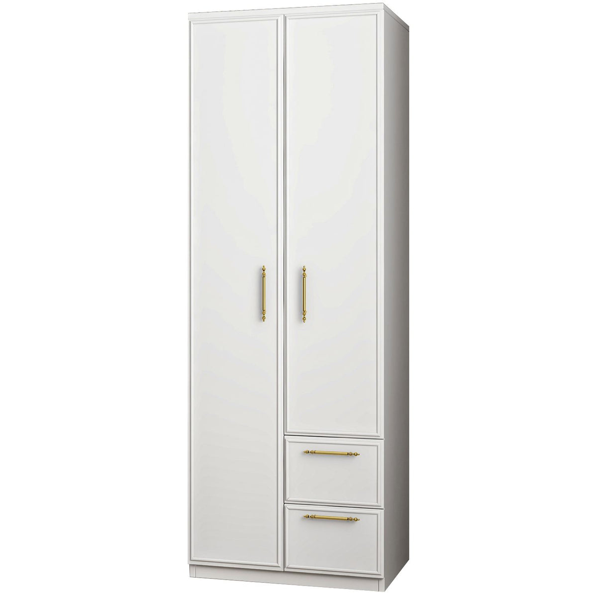 Ντουλάπα 60x171.8x45 εκ Λευκό 382NRC1164