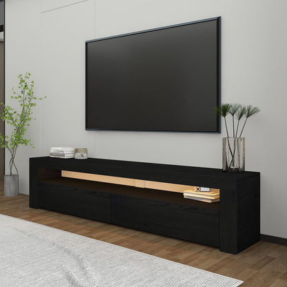 Έπιπλο Τηλεόρασης TV Βάση Σύνθεση Ξύλο Μαύρο | 382NRC1167