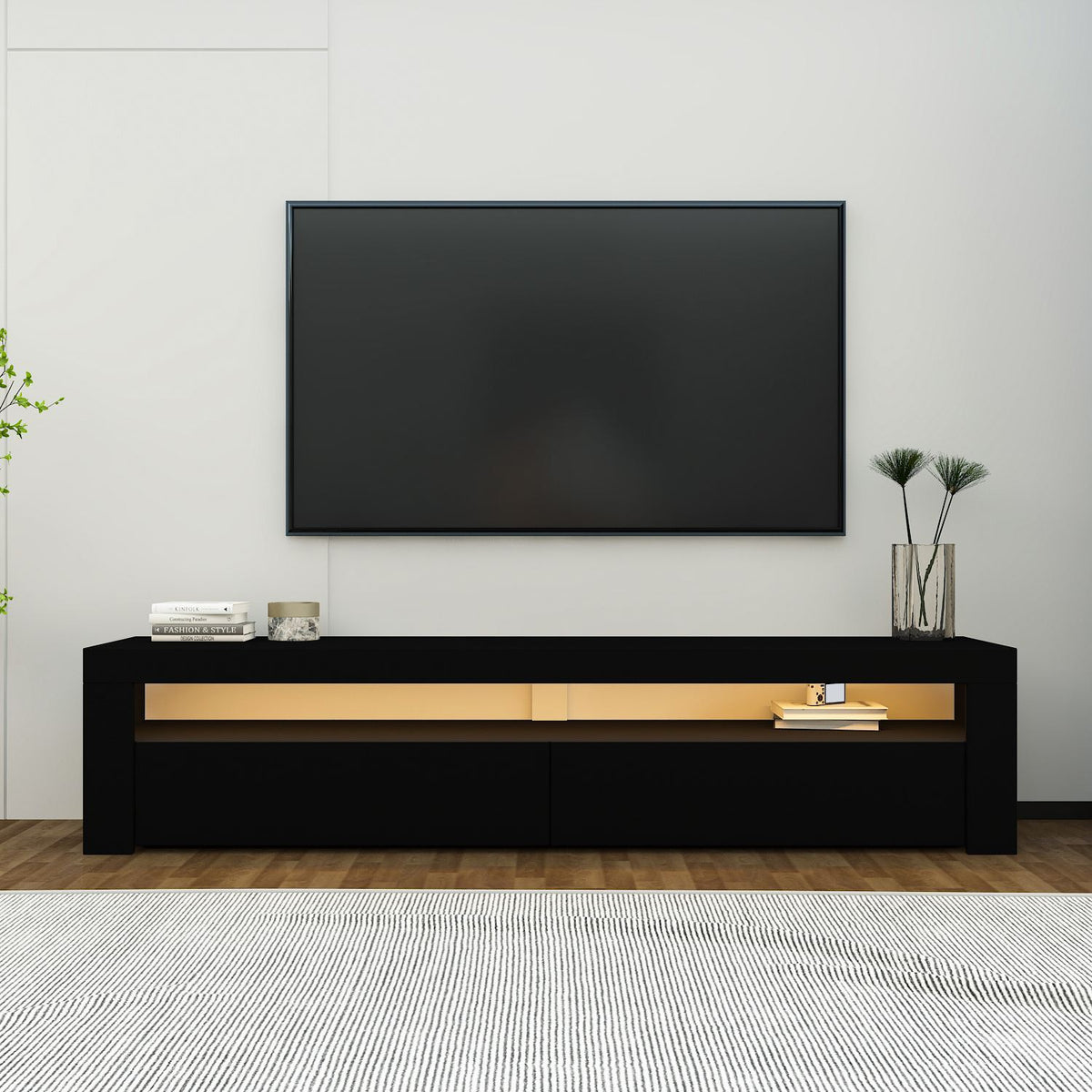 Έπιπλο Τηλεόρασης TV Βάση Σύνθεση Μαύρο |