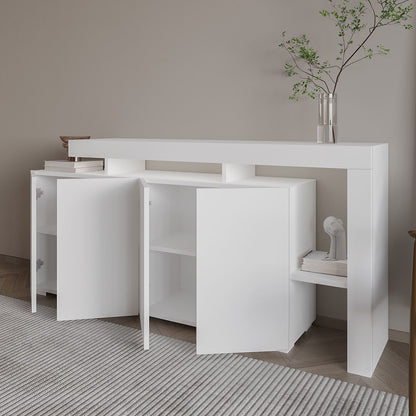 Μπουφές Λευκό 170x35x80cm | 382NRC1606