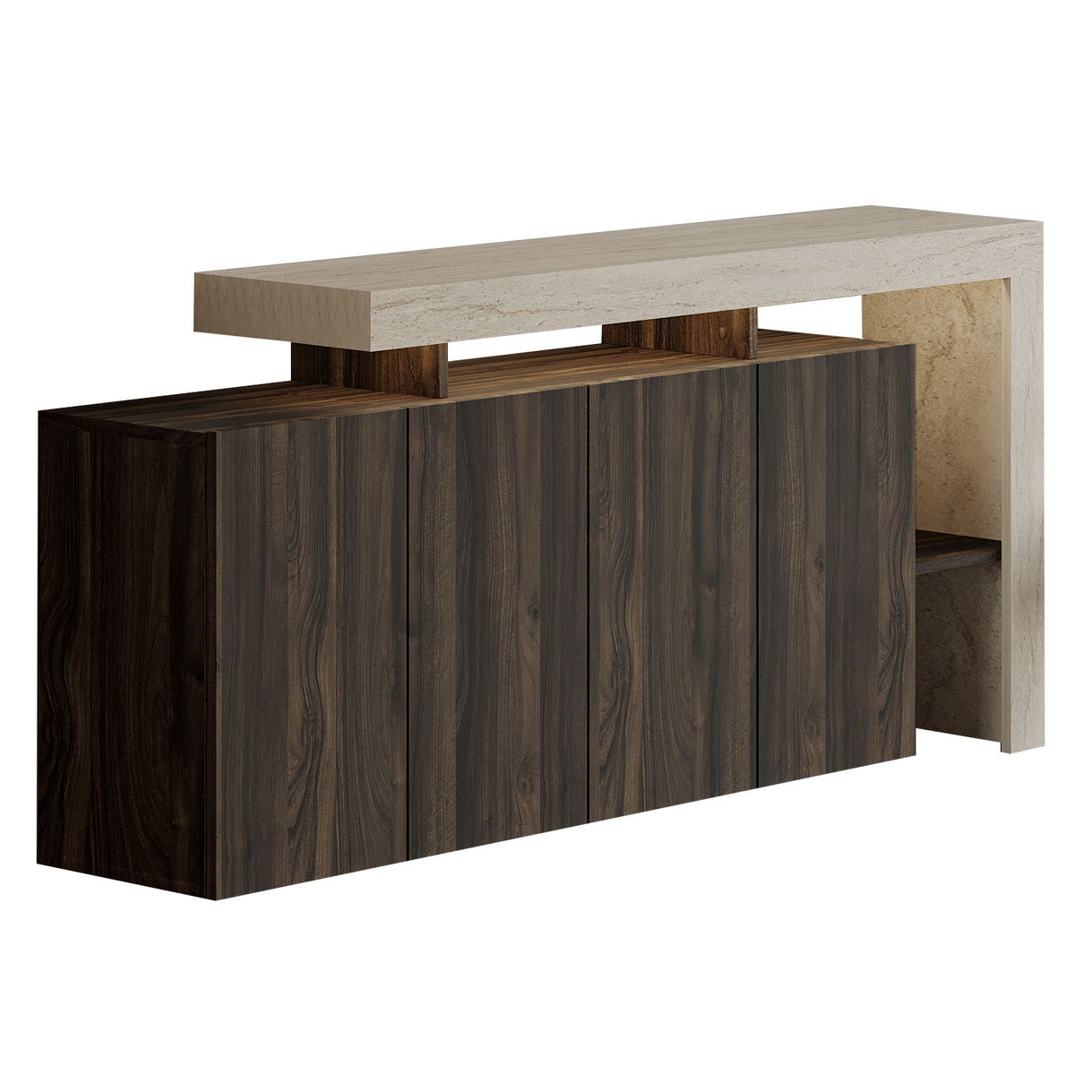 Μπουφές Τραβερτίνη
Καρυδί 170x35x80cm | 382NRC1609