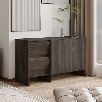 Μπουφές Καρυδί 130x44x81,8cm | 382NRC1611