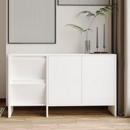 Μπουφές Λευκό 130x44x81,8cm | 382NRC1613