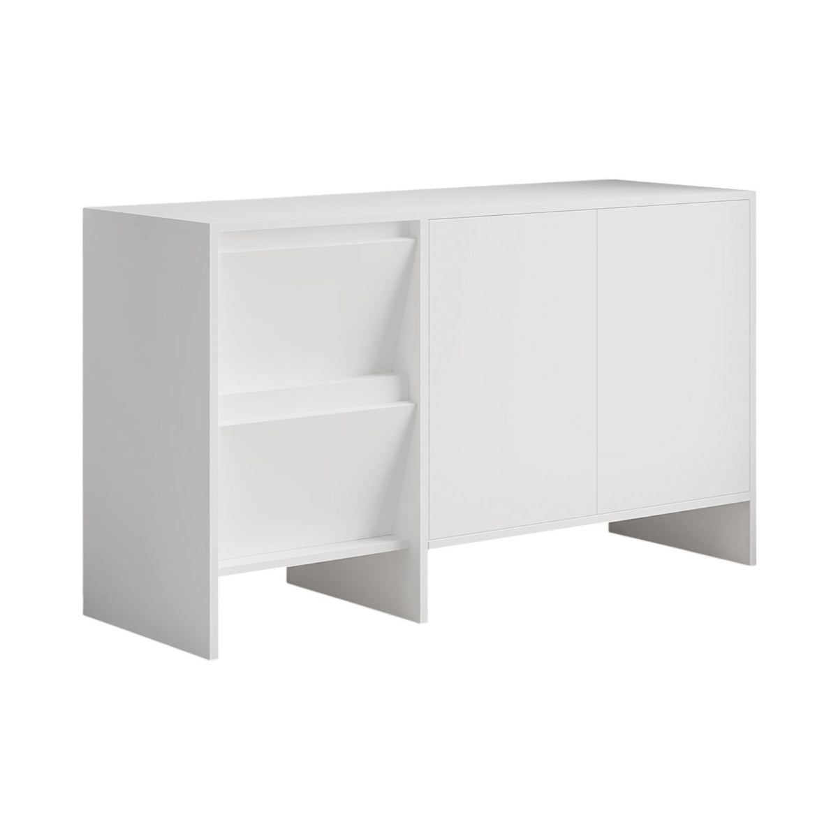 Μπουφές Λευκό 130x44x81,8cm | 382NRC1613