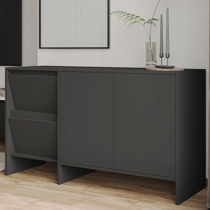 Μπουφές Ανθρακί 130x44x81,8cm | 382NRC1614