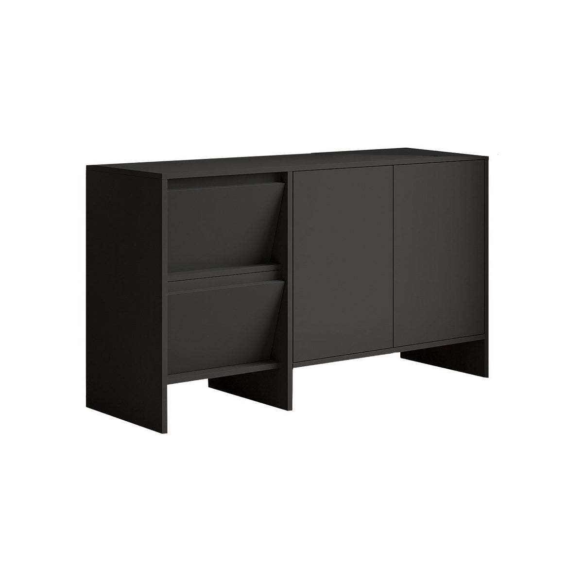 Μπουφές Ανθρακί 130x44x81,8cm | 382NRC1614