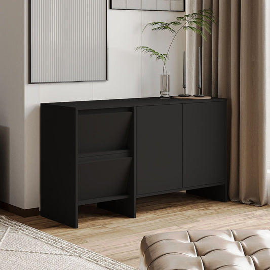 Μπουφές Μαύρο 130x44x81,8cm | 382NRC1615