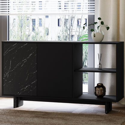 Μπουφές Μαύρο
Μάρμαρο 140x35x80cm | 382NRC1618