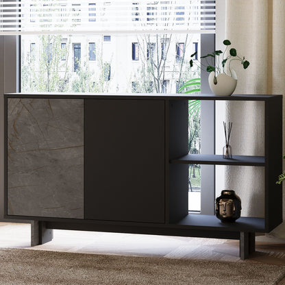 Μπουφές Μάρμαρο
Ανθρακί 140x35x80cm | 382NRC1619