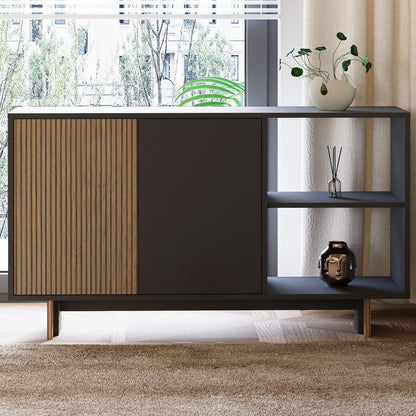 Μπουφές Warm Δρυς
Ανθρακί 140x35x80cm | 382NRC1620