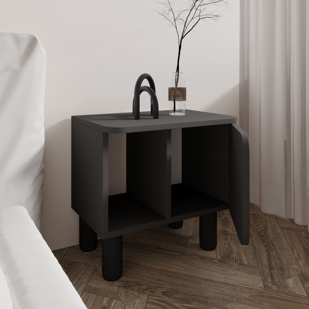 Κομοδίνο Βοηθητικό Τραπεζάκι 56x41x12 εκ. | 382NRC1812