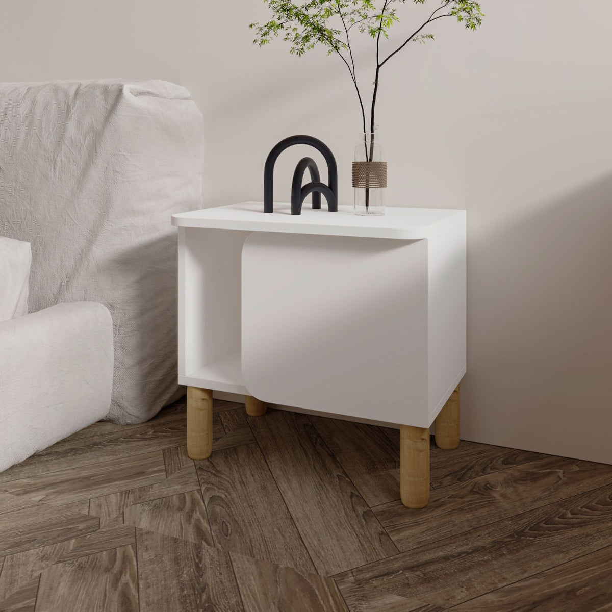 Κομοδίνο Βοηθητικό Τραπεζάκι 56x41x12 εκ. | 382NRC1813