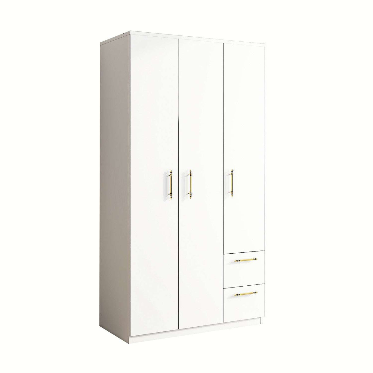 Ντουλάπα 90x171.8x45 εκ Λευκό 382NRC2203