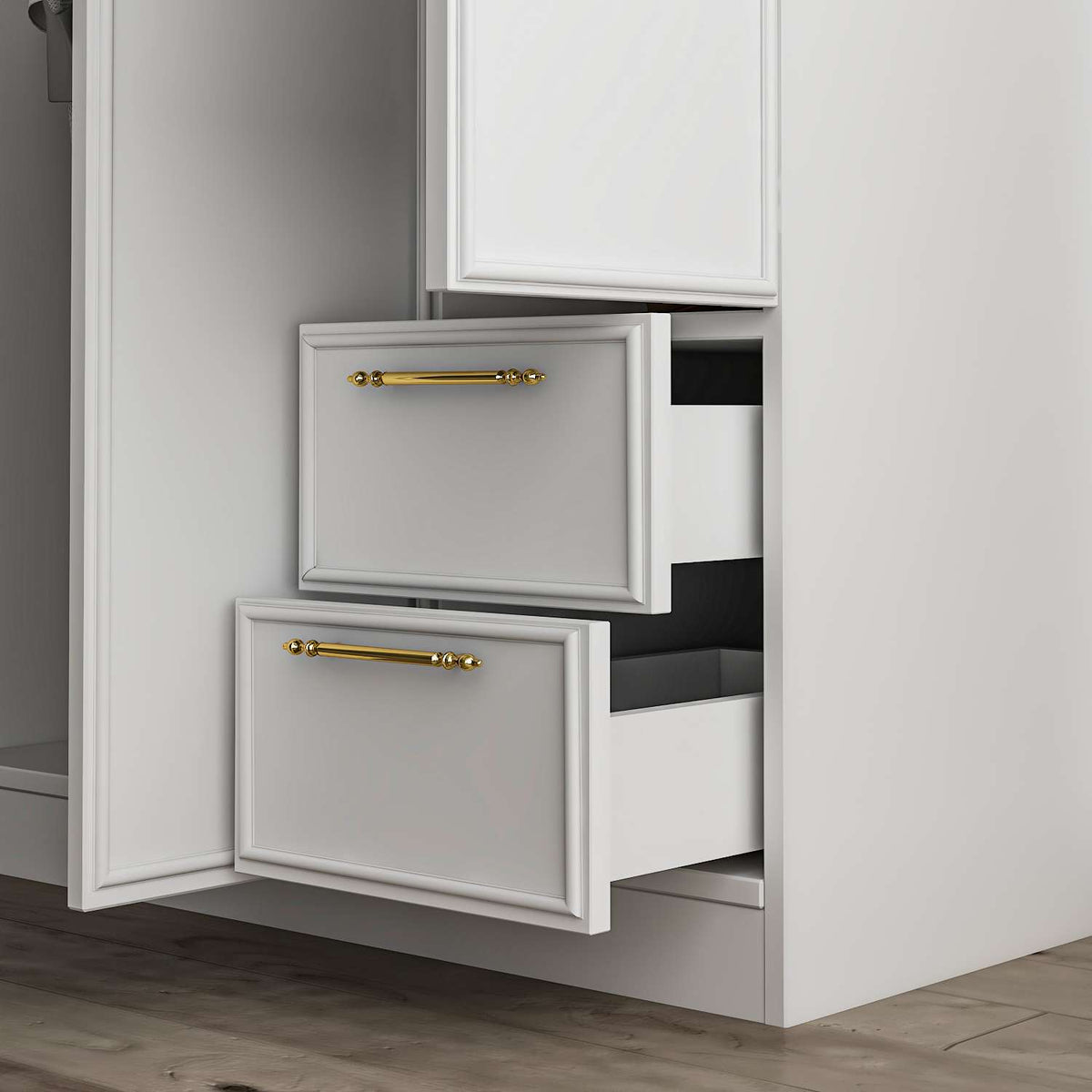 Ντουλάπα 90x171.8x45 εκ Λευκό 382NRC2205