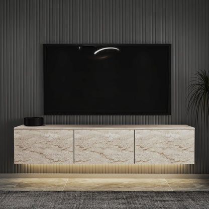 Έπιπλο Τηλεόρασης TV Βάση Σύνθεση Travertine | 382NRC2507