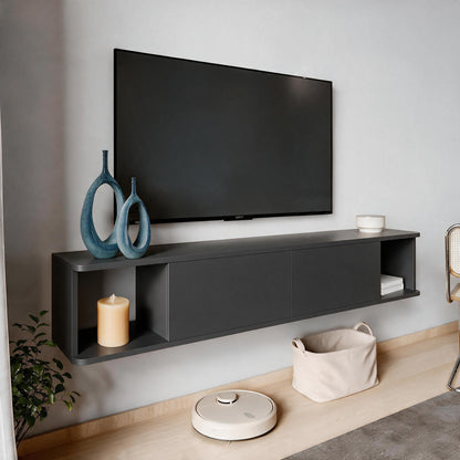 Έπιπλο Τηλεόρασης 160 × 29 × 29 Ανθρακί 382NRC3231