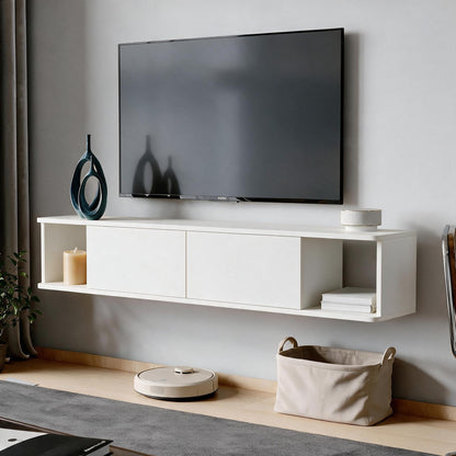 Έπιπλο Τηλεόρασης 160 × 29 × 29 Λευκό 382NRC3232