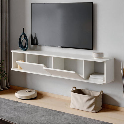 Έπιπλο Τηλεόρασης 160 × 29 × 29 Λευκό 382NRC3232