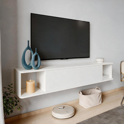 Έπιπλο Τηλεόρασης 160 × 29 × 29 Λευκό 382NRC3232