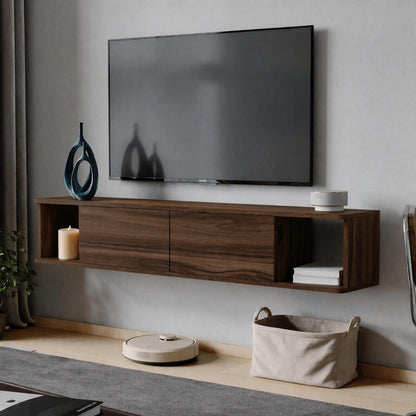 Έπιπλο Τηλεόρασης 160 × 29 × 29 Καρυδιά 382NRC3233