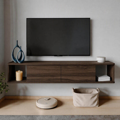Έπιπλο Τηλεόρασης 160 × 29 × 29 Καρυδιά 382NRC3233