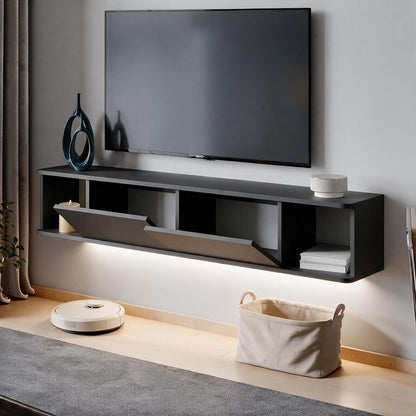 Έπιπλο Τηλεόρασης 160 × 29 × 29 Ανθρακί 382NRC3235