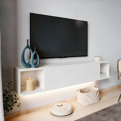Έπιπλο Τηλεόρασης 160 × 29 × 29 Λευκό 382NRC3236